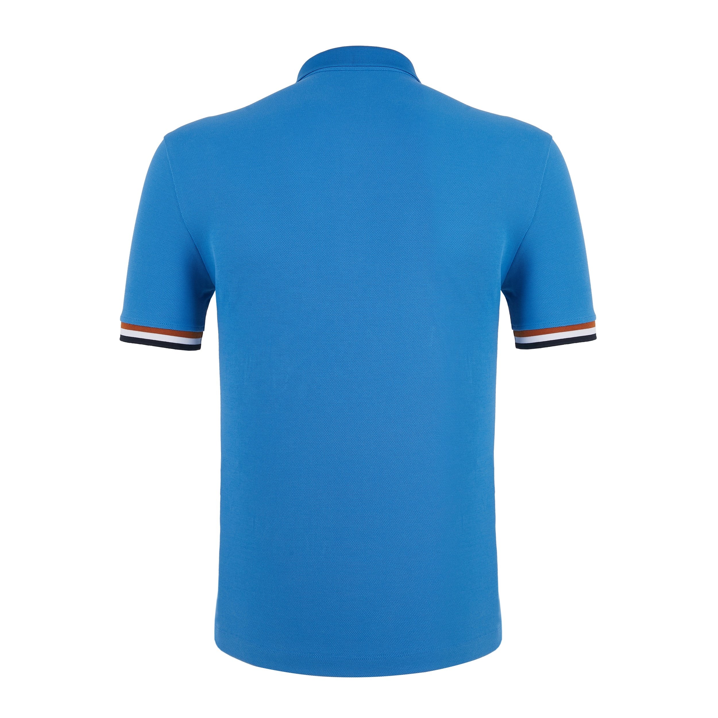 Custom embroidered logo comfortable men's polo shirts golf shirts polyester/cotton plain stripes sleeves men's polo shirts