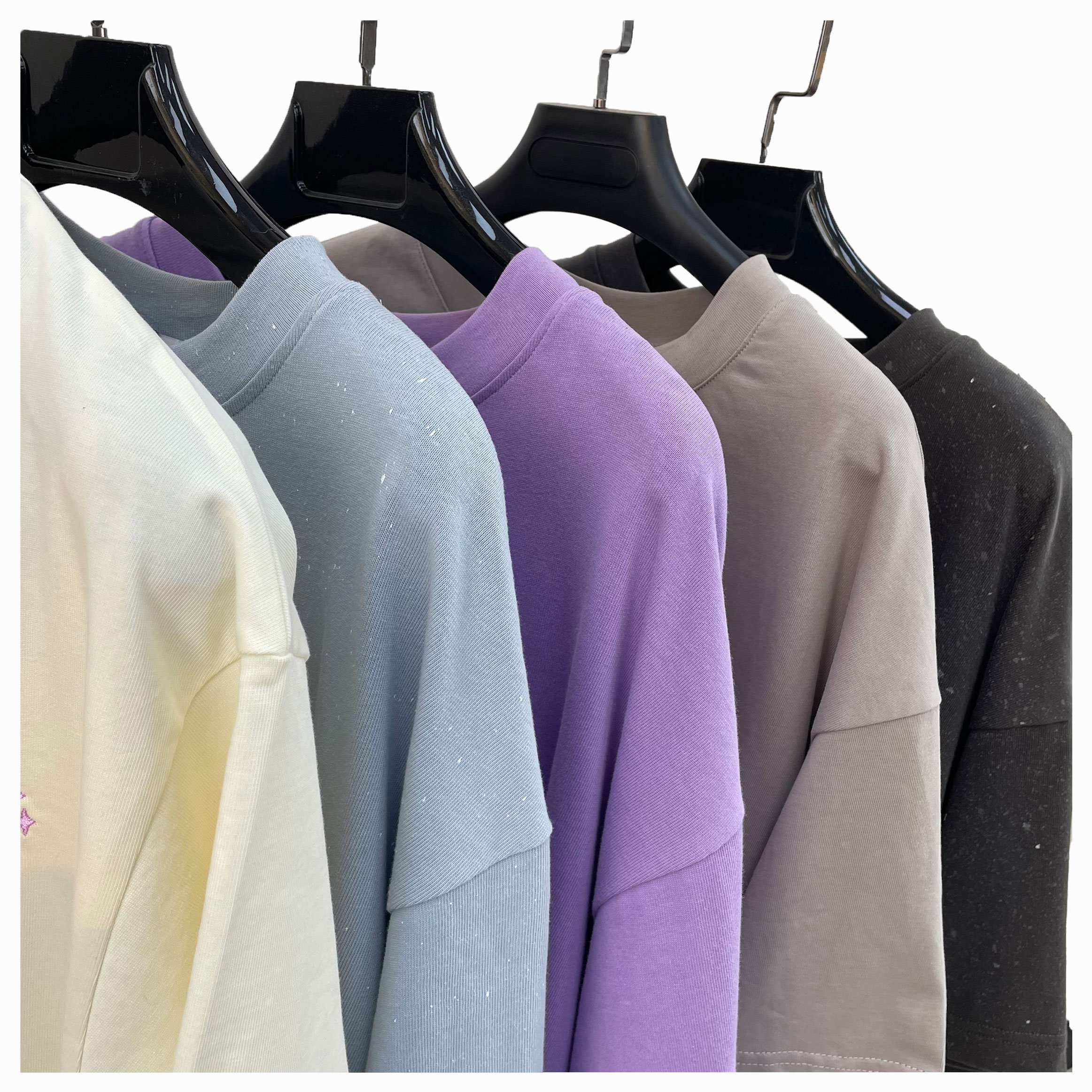 Summer 100% Cotton Men's T-Shirts Heavyweight Oversized Drop Shoulder Custom Logo Design Blank Streetwear Men's T-Shirts