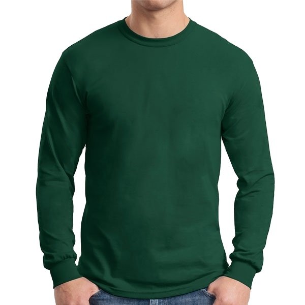 New Men's Fashion Solid Color Long Sleeve T-Shirt 100% Cotton Casual Design Cheap Premium Price Export Oriented Quality