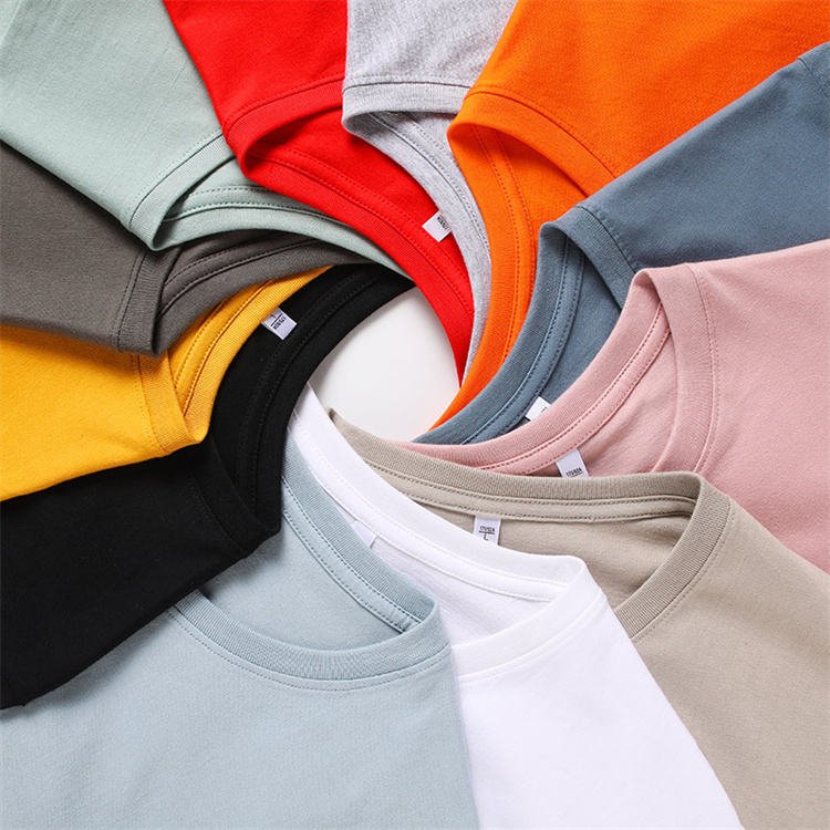 Cotton Shirt Man Clothes High Quality Cool White Youth Wholesale Custom T Shirts Blank Plain Men's T-shirts T Shirt