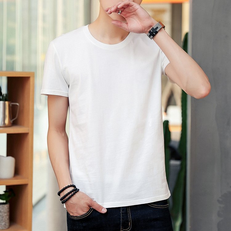 Good price 100% cotton fabric t-shirts