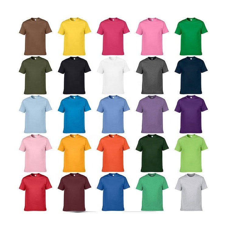 Byval wholesale 100% cotton graphic plain plus size t shirts custom logo t shirt printing blank tee shirt men's t-shirts for men