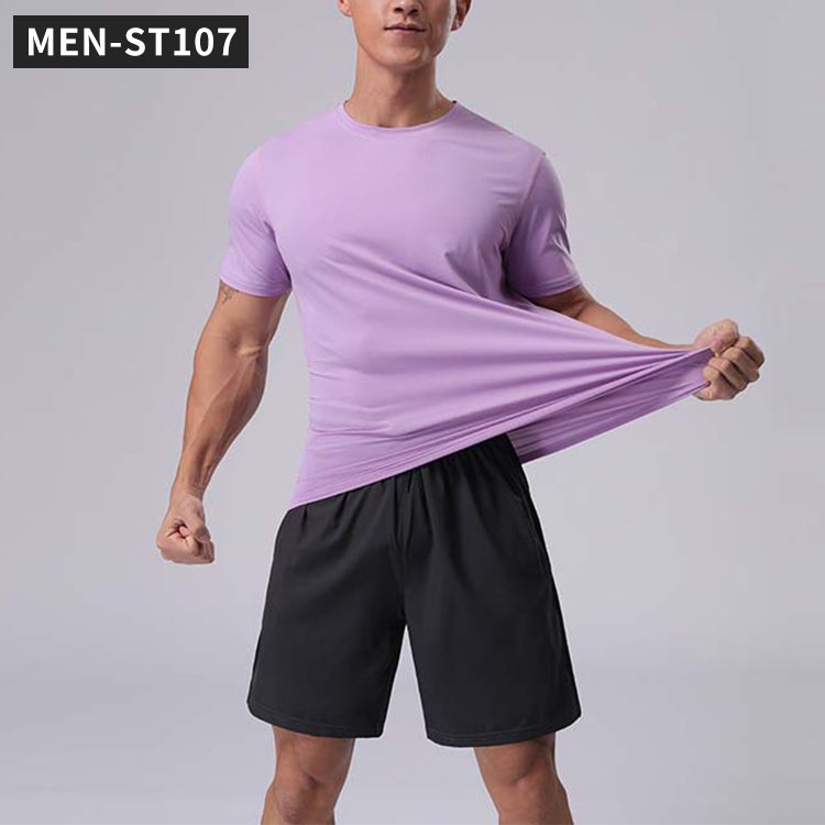 Wholesale Unisex Sports Oversize Short Sleeve Workout Sports t-Shirts Quick Dry Gym Wear t-Shirt Mens Clothes Plus Size Men's t-