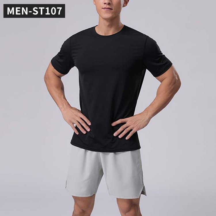 Wholesale Unisex Sports Oversize Short Sleeve Workout Sports t-Shirts Quick Dry Gym Wear t-Shirt Mens Clothes Plus Size Men's t-