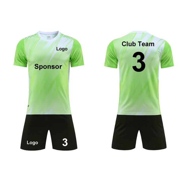 Custom Breathable Soccer Wear Full Set Football Uniform Soccer Men's T-shirt Football Kit Set Uniforms Sublimated Soccer Jersey