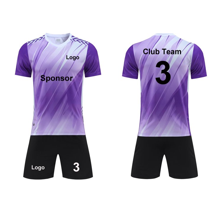 Custom Breathable Soccer Wear Full Set Football Uniform Soccer Men's T-shirt Football Kit Set Uniforms Sublimated Soccer Jersey