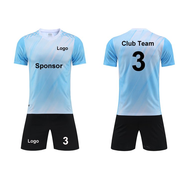 Custom Breathable Soccer Wear Full Set Football Uniform Soccer Men's T-shirt Football Kit Set Uniforms Sublimated Soccer Jersey