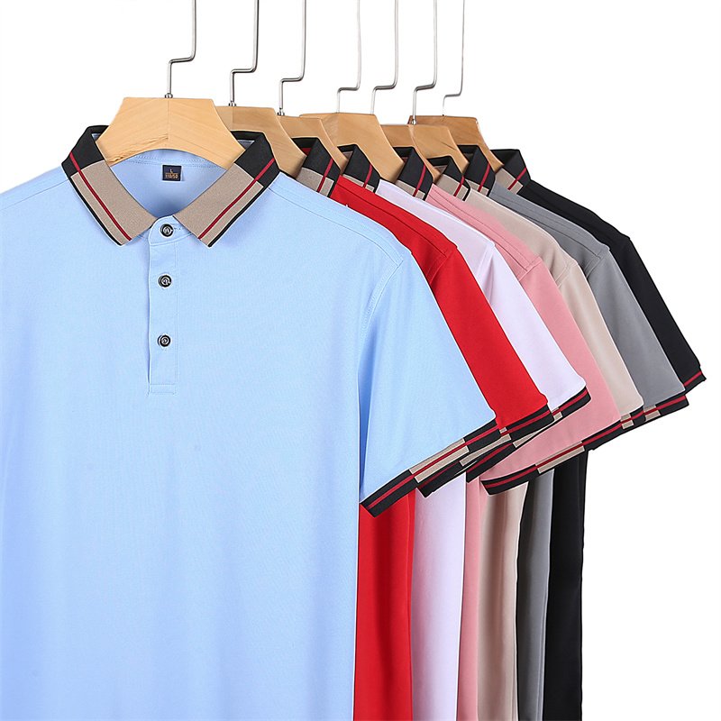 Wholesale Men's custom sublimated Polo shirts stock cotton Polo t-shirts printed Polo shirts