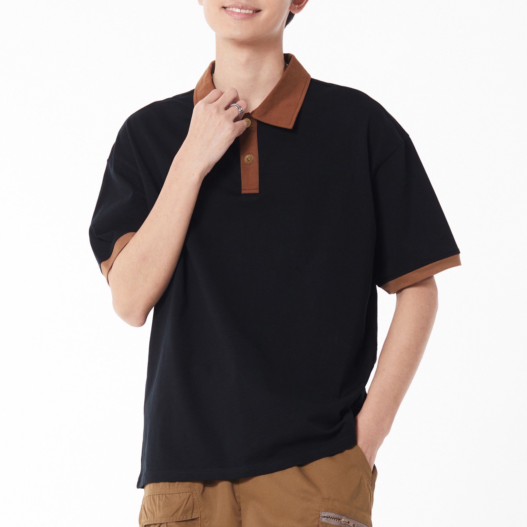 Casual 230g 100% cotton polo shirts high quality custom logo Plain Design printing Blank Golf t-shirt men's polo shirts