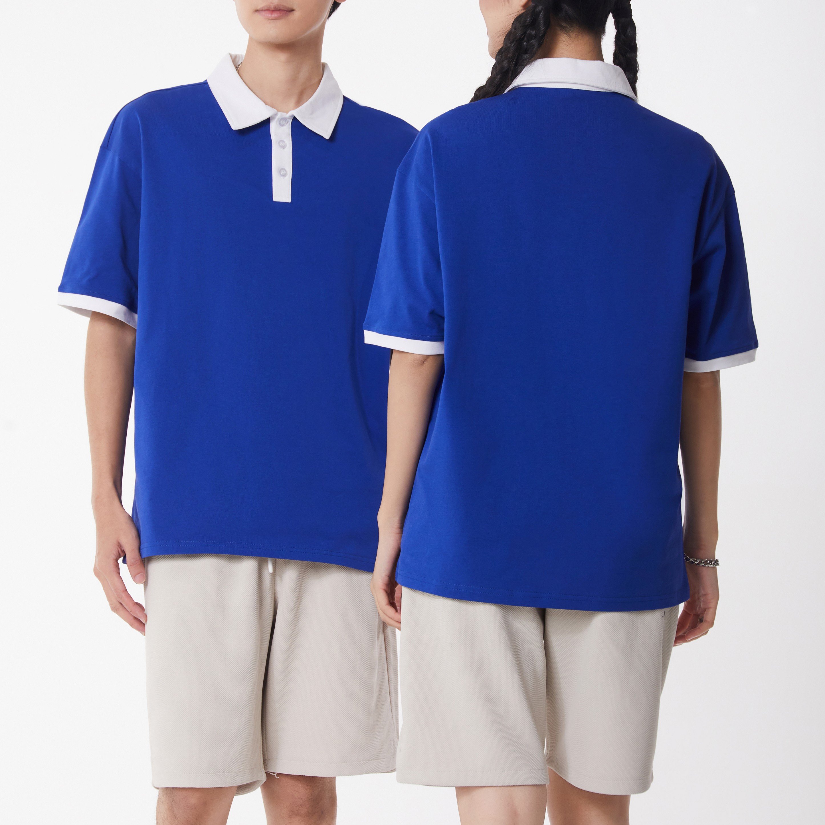 Casual 230g 100% cotton polo shirts high quality custom logo Plain Design printing Blank Golf t-shirt men's polo shirts