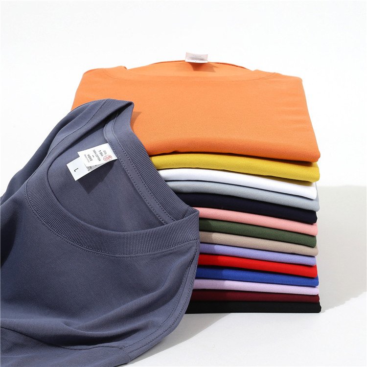 High Quality 100% Cotton Custom T Shirt For Men Blank Heavyweight T Shirt Printing Men's Oversized T-shirts