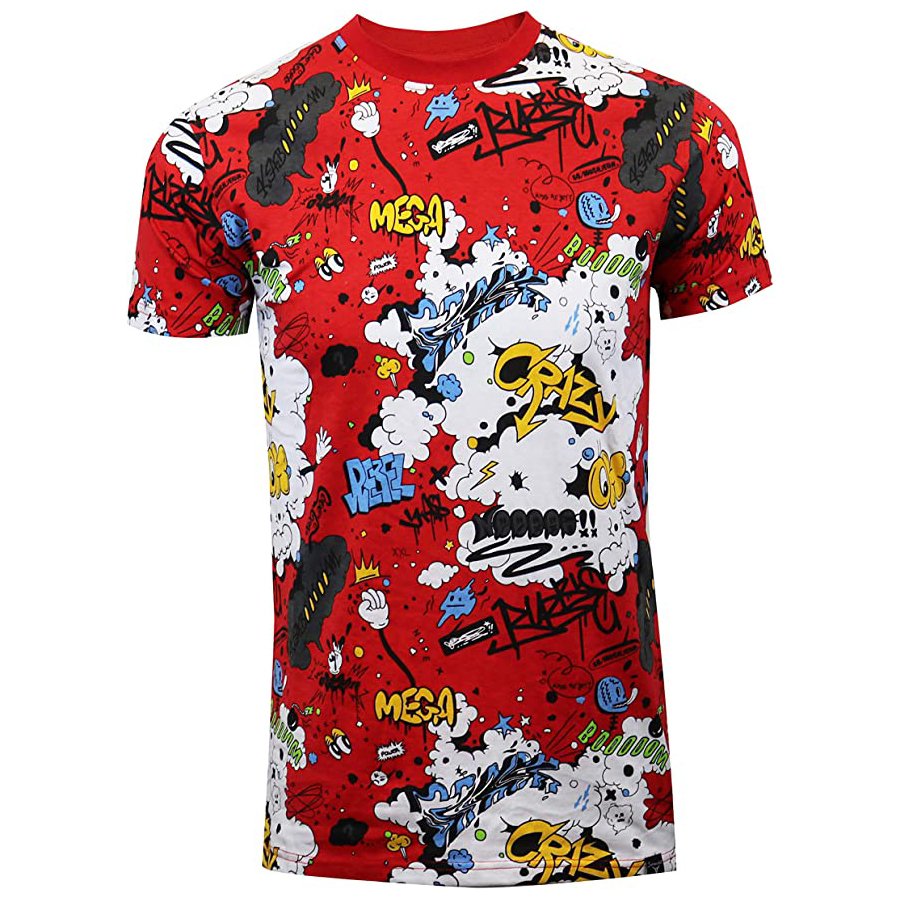 100% Premium Quality Custom Logo Oversize Cotton Polyester Graphic Printing Tee Men's T Shirt