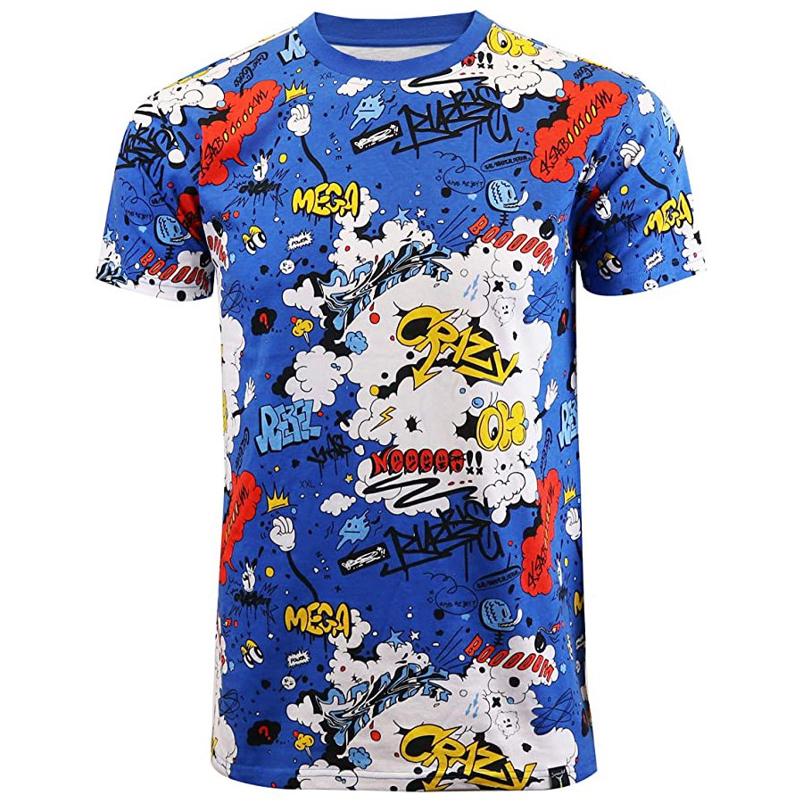 100% Premium Quality Custom Logo Oversize Cotton Polyester Graphic Printing Tee Men's T Shirt