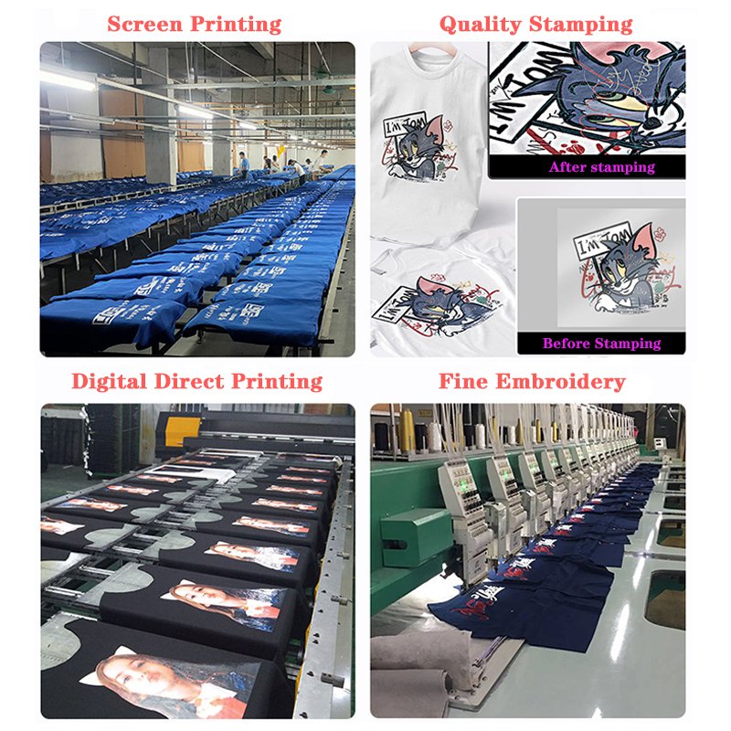 100% Cotton Plain Blank Casual Men'S T-Shirts Custom Printing White Black T Shirt For Men