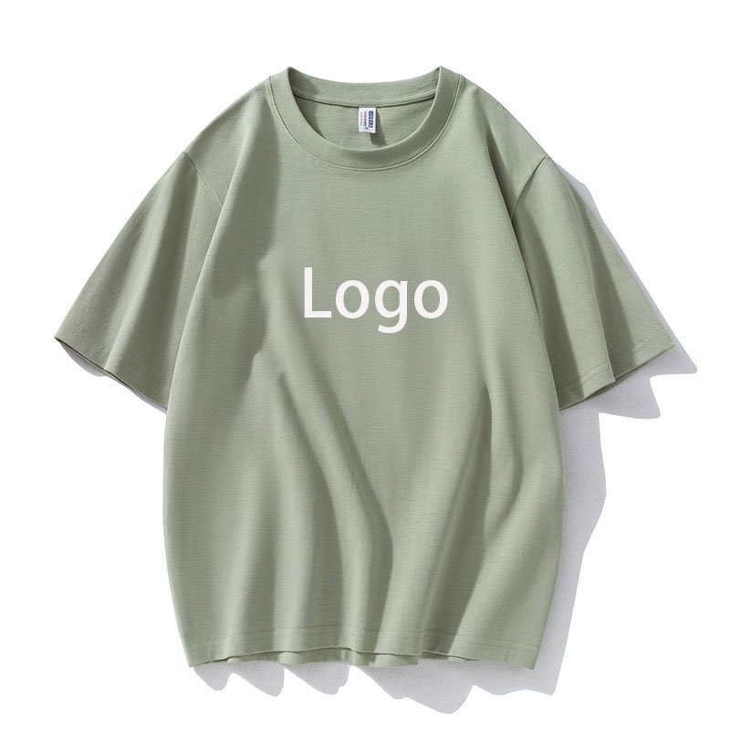 210 GSM High Quality Cotton Custom T Shirt For Men Blank Heavy Weight Oversized Tshirt Printing Men's T-Shirts