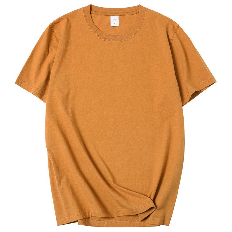 Custom Unisex T-shirt Short Sleeve Men Tee Print Wholesale Men's Plain 100% Cotton Black White Pima cotton t shirt