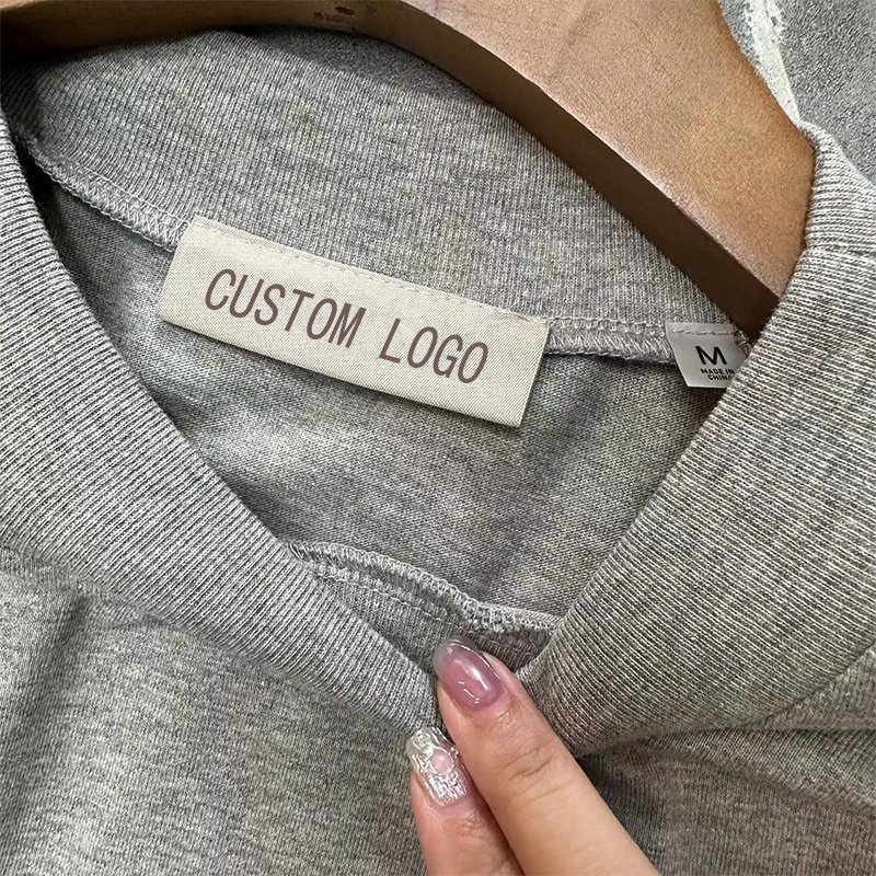 Wholesale SS22 Men's T-shirts Plus Size 100% Cotton Heavyweight Summer Flock Printing Custom LOGO Unisex Oversized Tshirts
