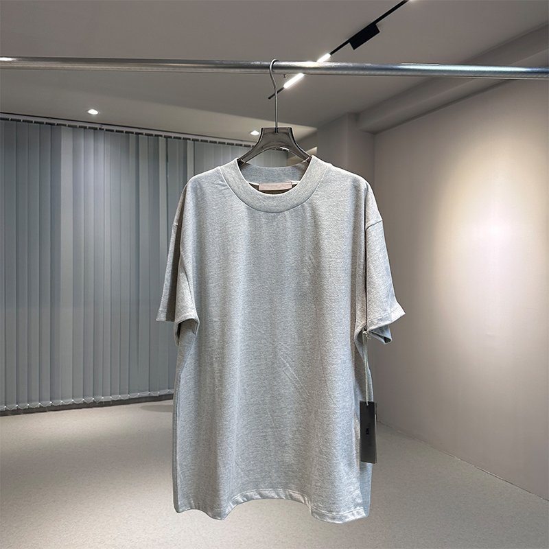 Wholesale SS22 Men's T-shirts Plus Size 100% Cotton Heavyweight Summer Flock Printing Custom LOGO Unisex Oversized Tshirts