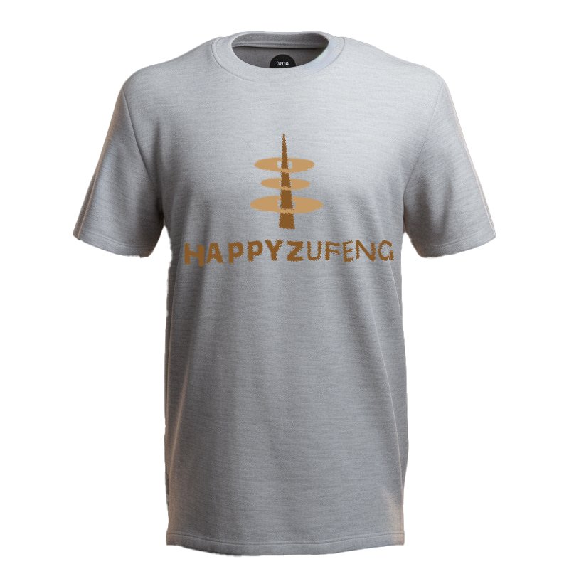 HAPPYZUFENG custom print cotton polyester vintage plus over size men's t shirt