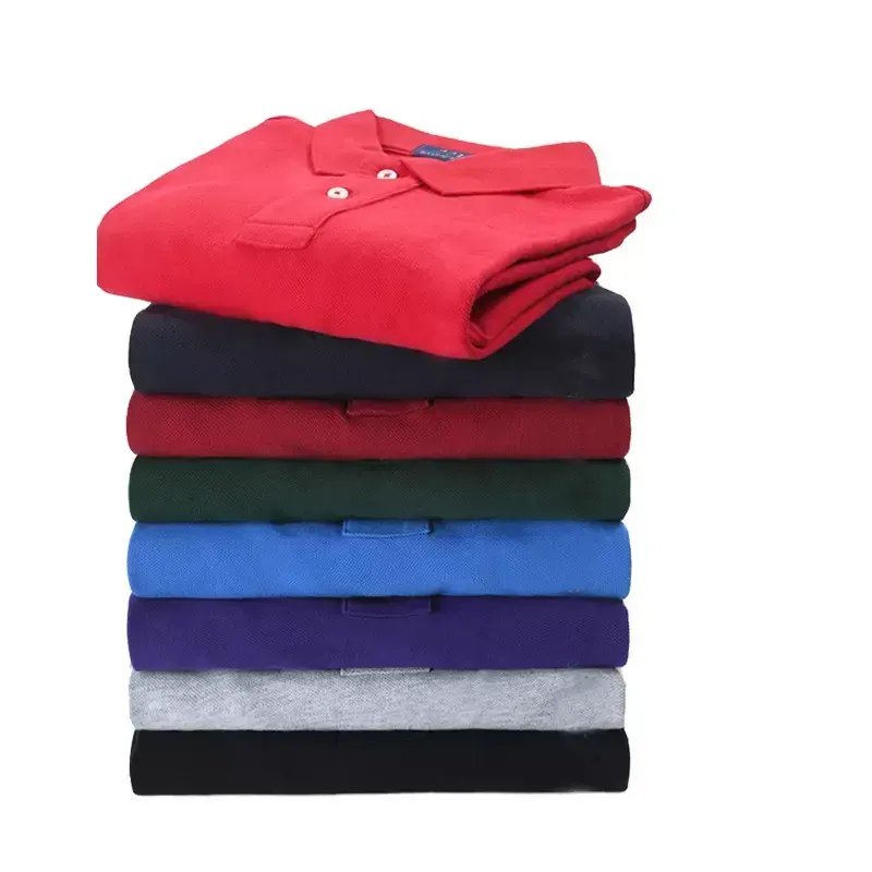 High quality plain white uniform golf men polo t shirts customized logo sublimation embroidered polo shirts