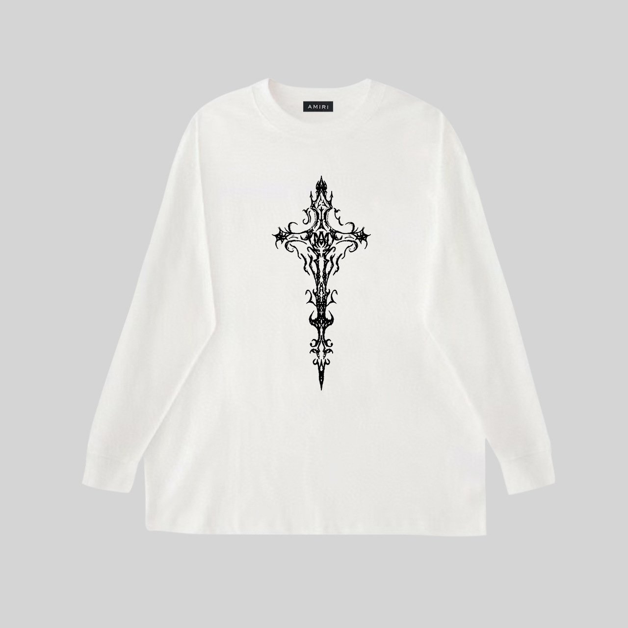 wholesale High quality Designer luxury Famous brand t shirt washed tshirt Casual 100% cotton Long sleeve men's t-shirts