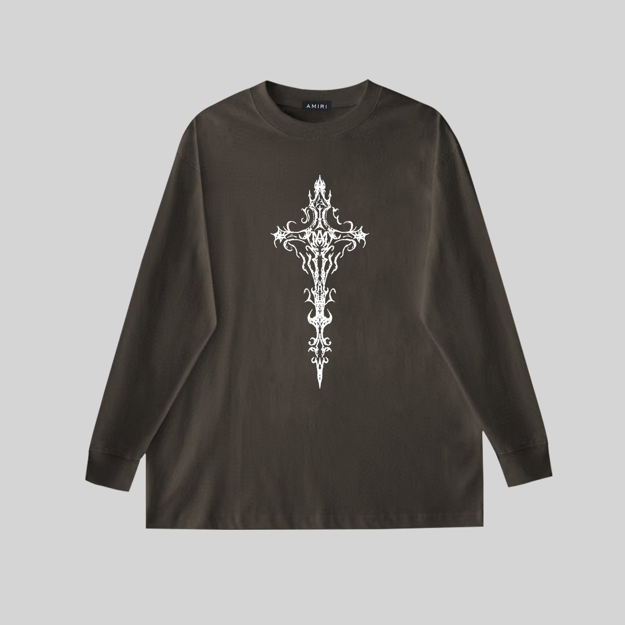 wholesale High quality Designer luxury Famous brand t shirt washed tshirt Casual 100% cotton Long sleeve men's t-shirts