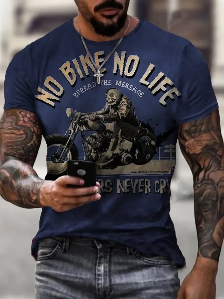 High Quality Oversized Men's T-Shirt Vintage Style with Neck Short Sleeves 3D Printed Jersey Top Heavyweight Washed Techniques