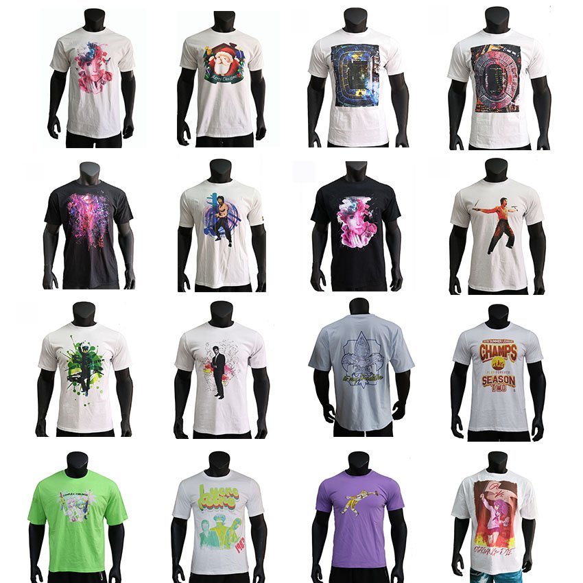 Custom OEM Manufacturers DTG Printing Round Neck T Shirt Cotton men's t-shirts Tops