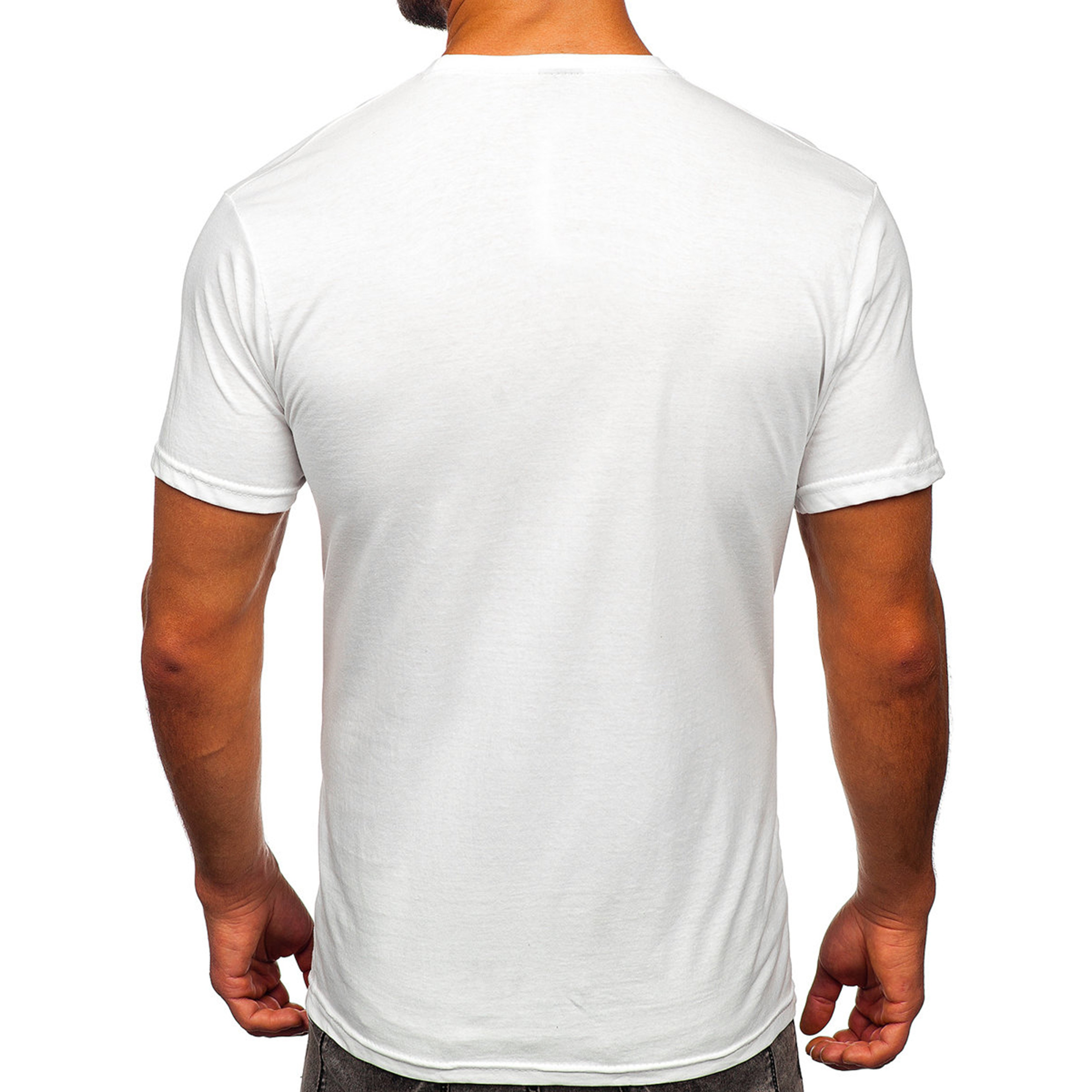 Short Sleeve Soft Custom T-shirt 100% Cotton Custom Printing Men T Shirt
