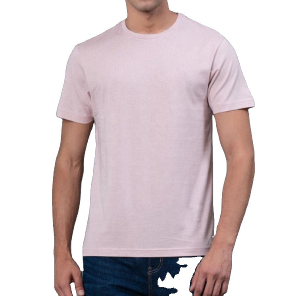New High Quality 100% Cotton Short Sleeve O neck Formal Men's Blank Plain T Shirt From Bangladesh