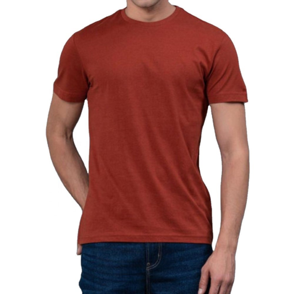 New High Quality 100% Cotton Short Sleeve O neck Formal Men's Blank Plain T Shirt From Bangladesh
