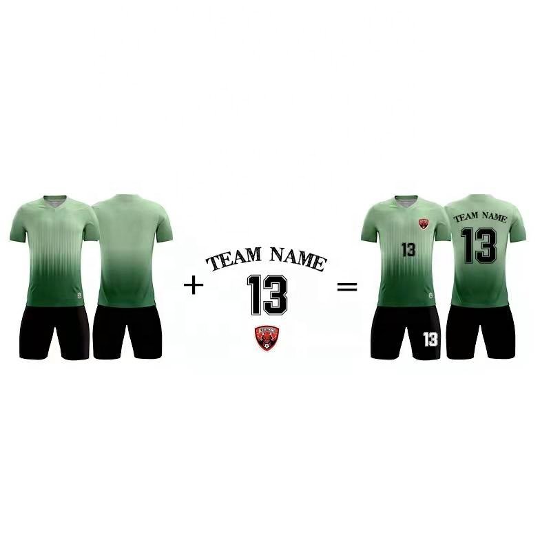 Soccer Jersey Sets Sublimation Soccer Wear For Men's Practice Football Shirts Custom Football Sportswear Soccer Team Uniform