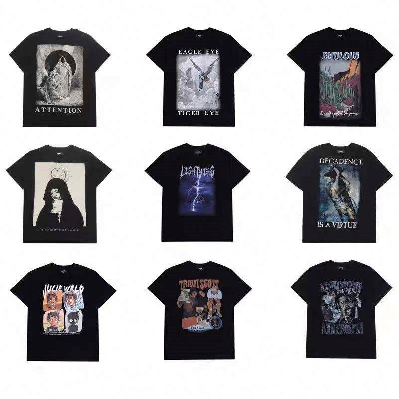 2024 unisex casual 100% polyester fabric printing men's T shirts anniversary short sleeve men's T-shirt mens shirt T shirt