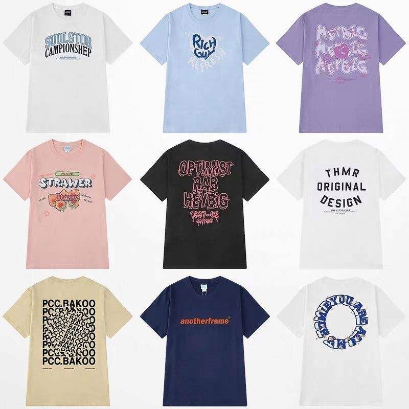 2024 unisex casual 100% polyester fabric printing men's T shirts anniversary short sleeve men's T-shirt mens shirt T shirt