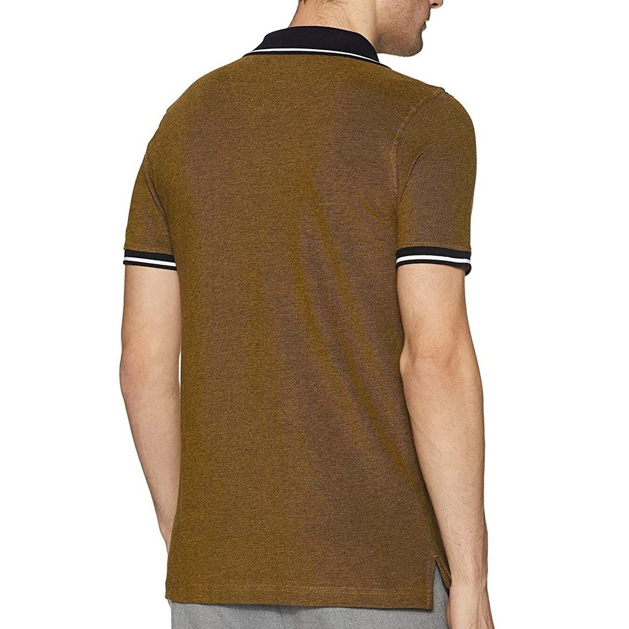 High Quality Unisex Men's PK Cotton Polo Shirt 100% Cotton Custom Dark Technique Custom Design Short Brown Color Customize