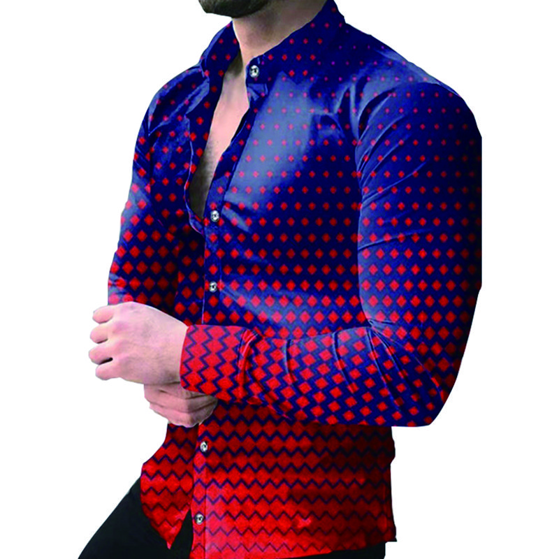 Men's Stretch Wrinkle Free Dress Shirts Formal Wedding Prom Long Sleeve Slim Fit Button Up Shirt