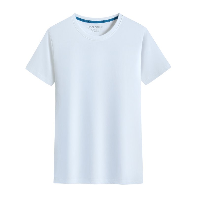 Hip Hop Muscle White Polyester Cotton T-shirt for Men Customized Printed Logo Men's T-shirt Casual Blank Trendy T-shirt