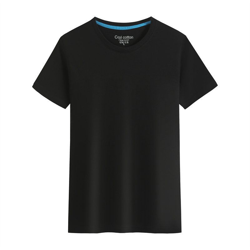 Hip Hop Muscle White Polyester Cotton T-shirt for Men Customized Printed Logo Men's T-shirt Casual Blank Trendy T-shirt