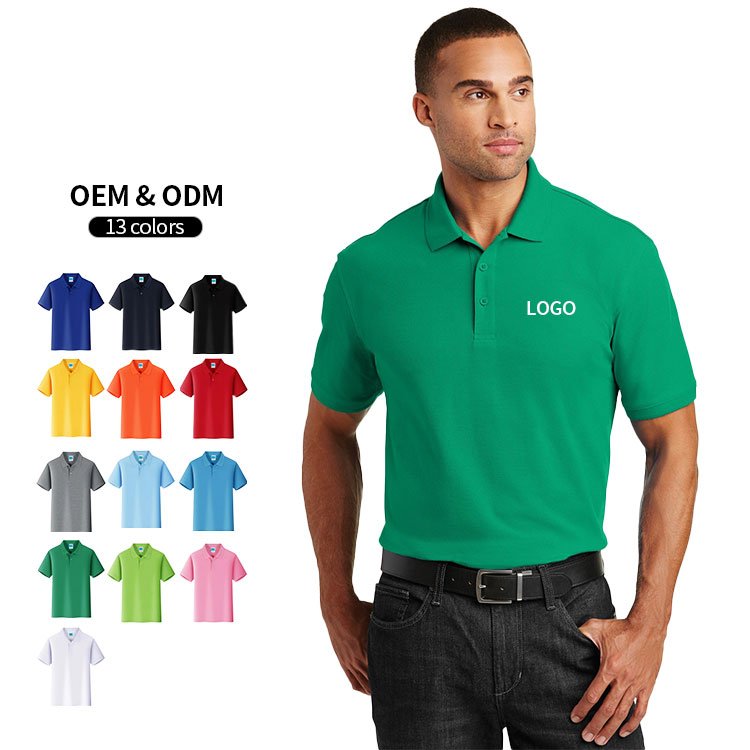 Cheap hot sale factory price t shirts high quality cotton men's short sleeve polo t shirts for custom uniform