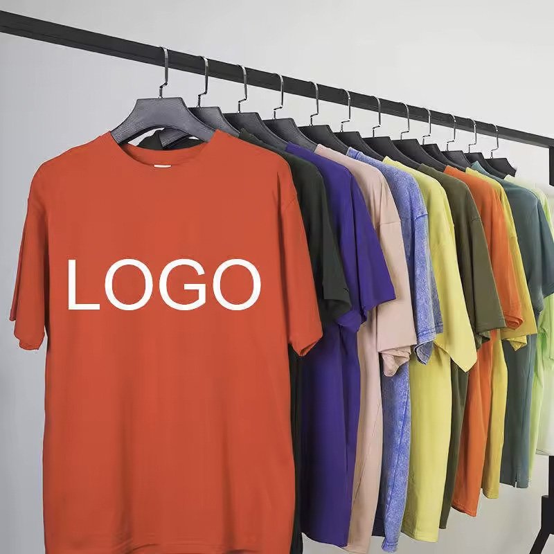 Custom Sublimation Printing High Quality Essential T-Shirt Streetwear 100% Cotton Blanks O Neck Men's T-Shirts