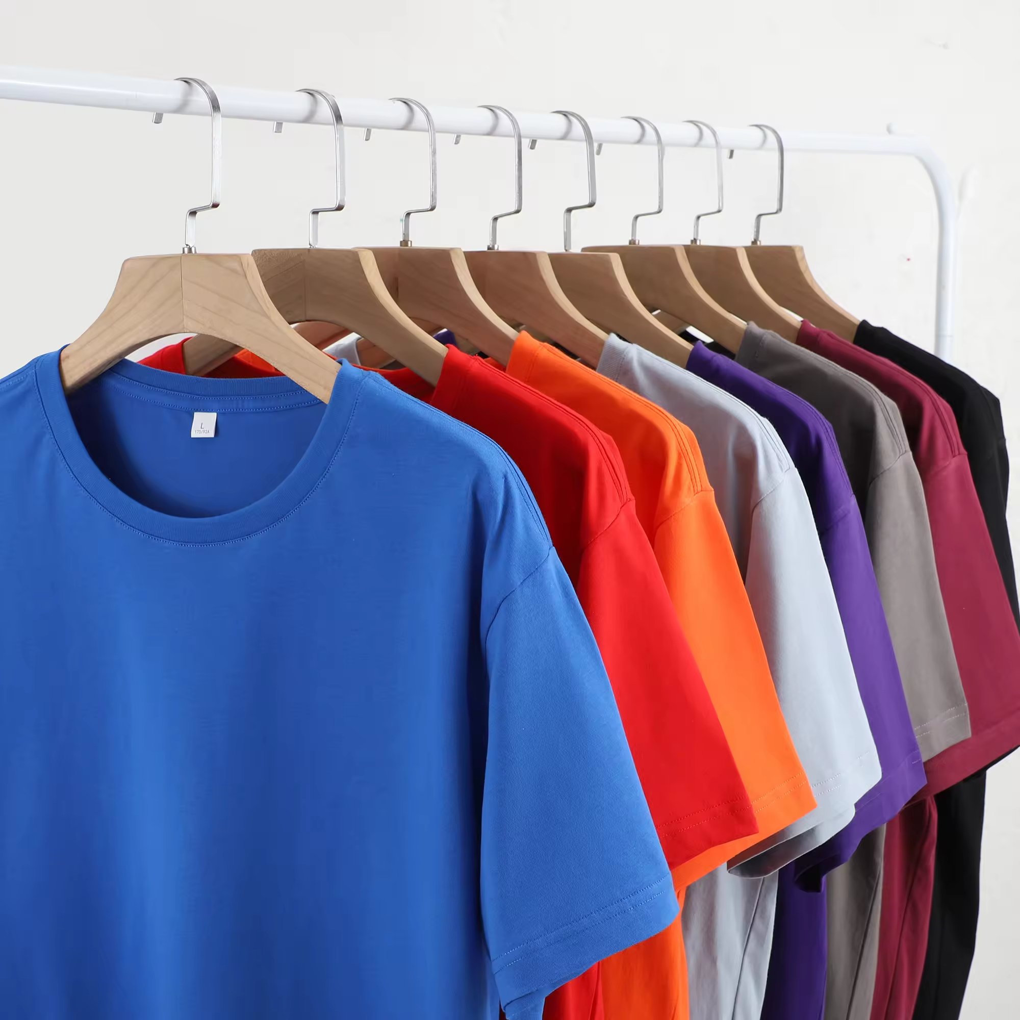 High Quality 100% Cotton Custom T Shirt For Men Blank Heavy Weight Oversized Tshirt Printing Men's T-shirts plus size
