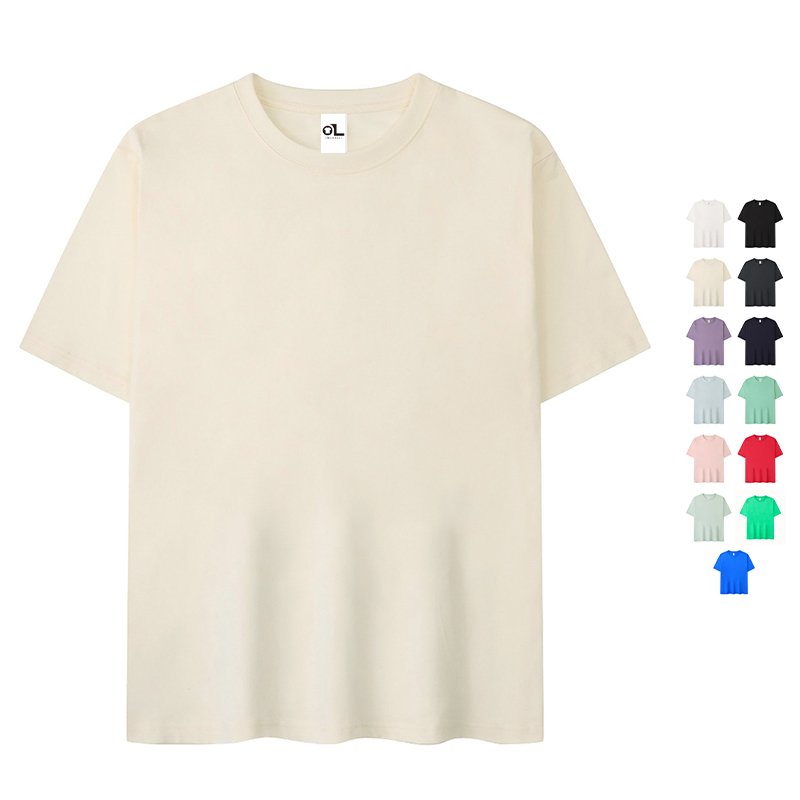 Custom 100% cotton 210 grams men's t shirts custom brand print logo graphic t-shirt for men