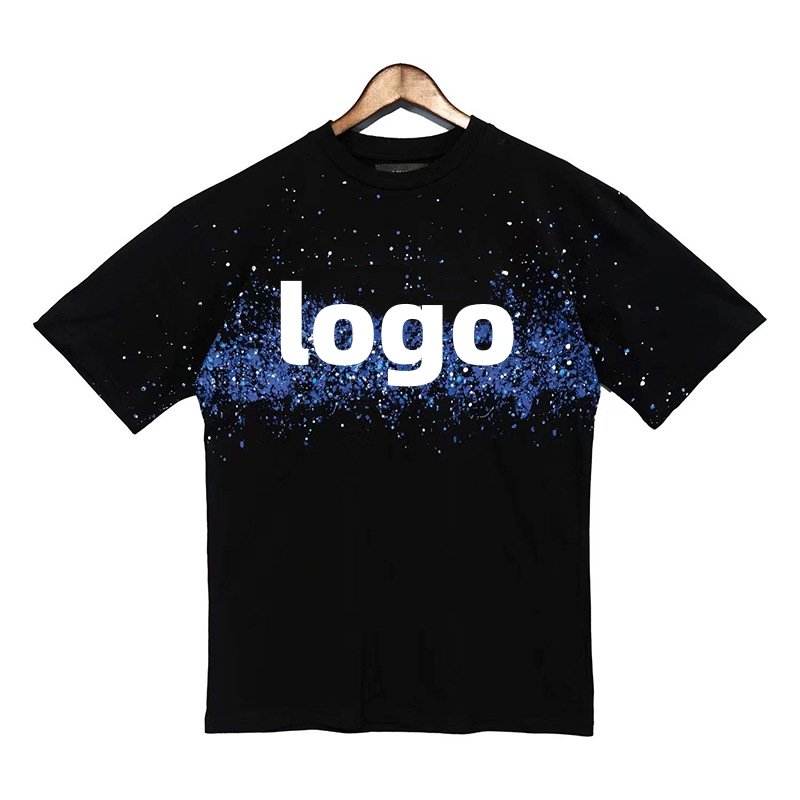 1:1 High quality Amiriy T-shirts For Men Amiriy T-shirts High Street Man T Shirt For Men Amiriy Vintage Printing Clothing Brand