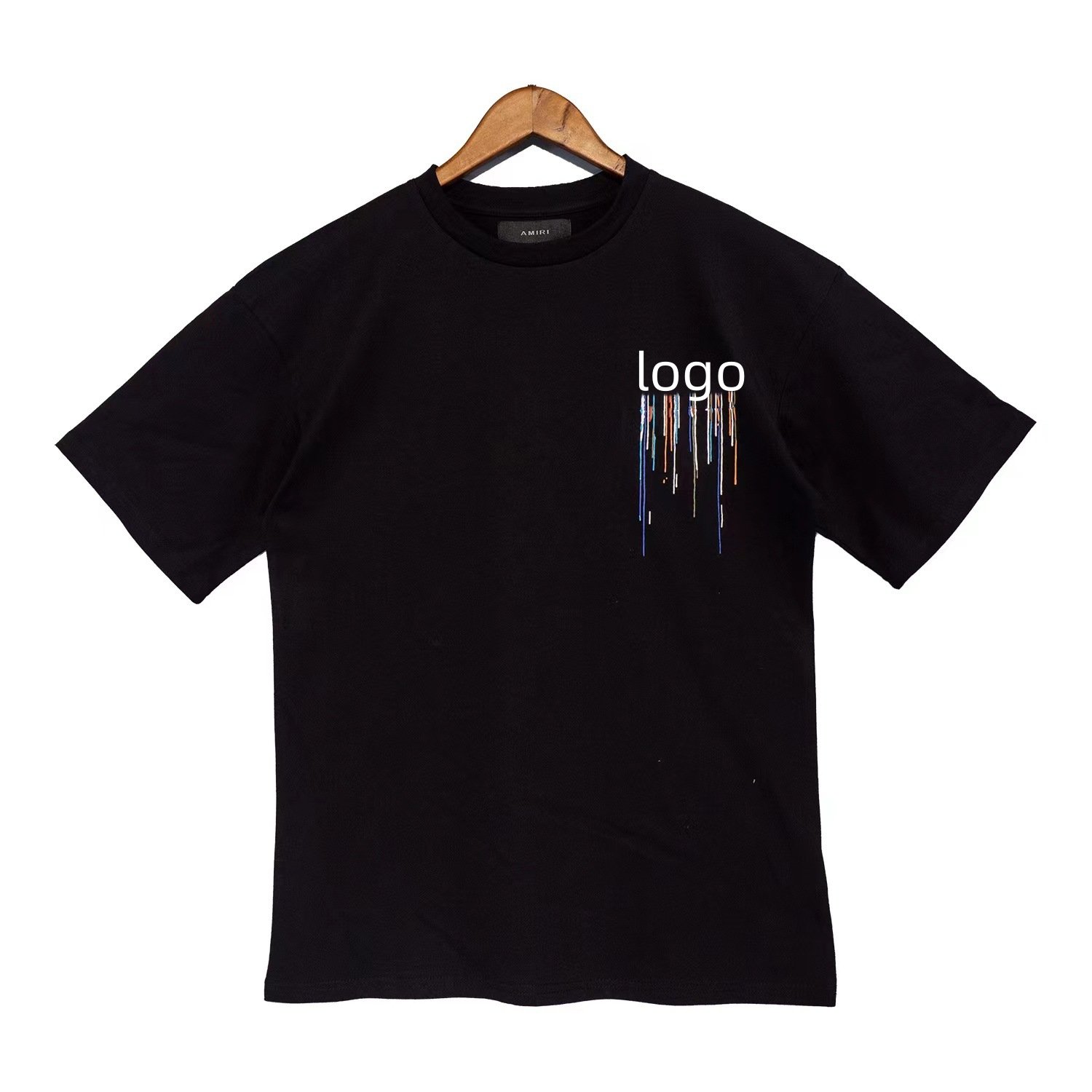 1:1 High quality Amiriy T-shirts For Men Amiriy T-shirts High Street Man T Shirt For Men Amiriy Vintage Printing Clothing Brand