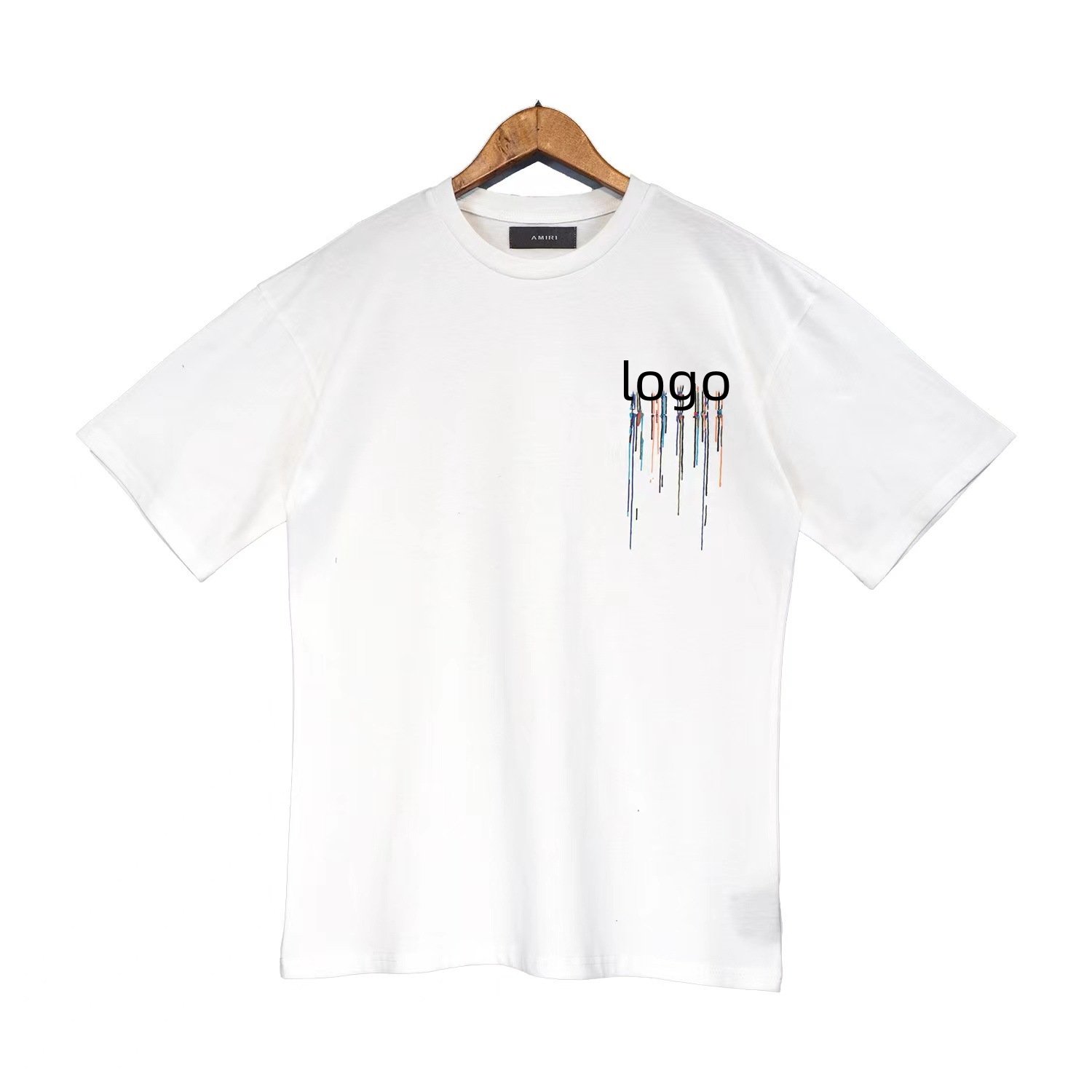 1:1 High quality Amiriy T-shirts For Men Amiriy T-shirts High Street Man T Shirt For Men Amiriy Vintage Printing Clothing Brand