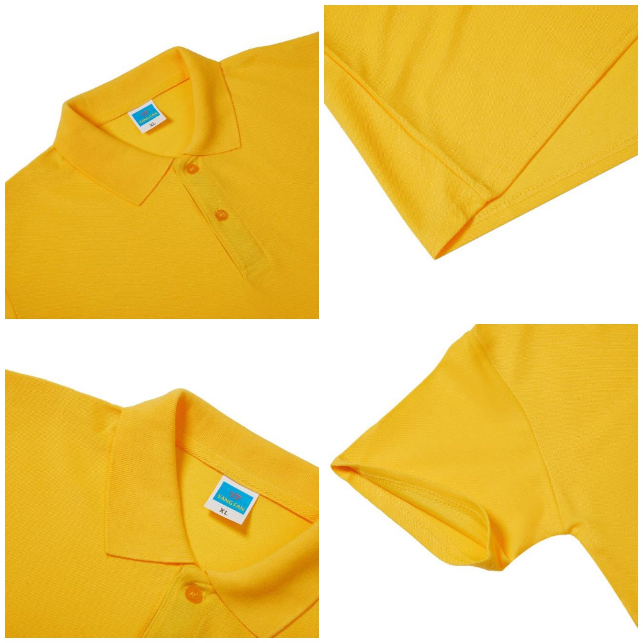 High Quality Company Uniform Polyester 200gsm Cotton Men Polo t-shirt Custom Men's Embroidery Logo Polo t-shirt Golf Polo Shirts