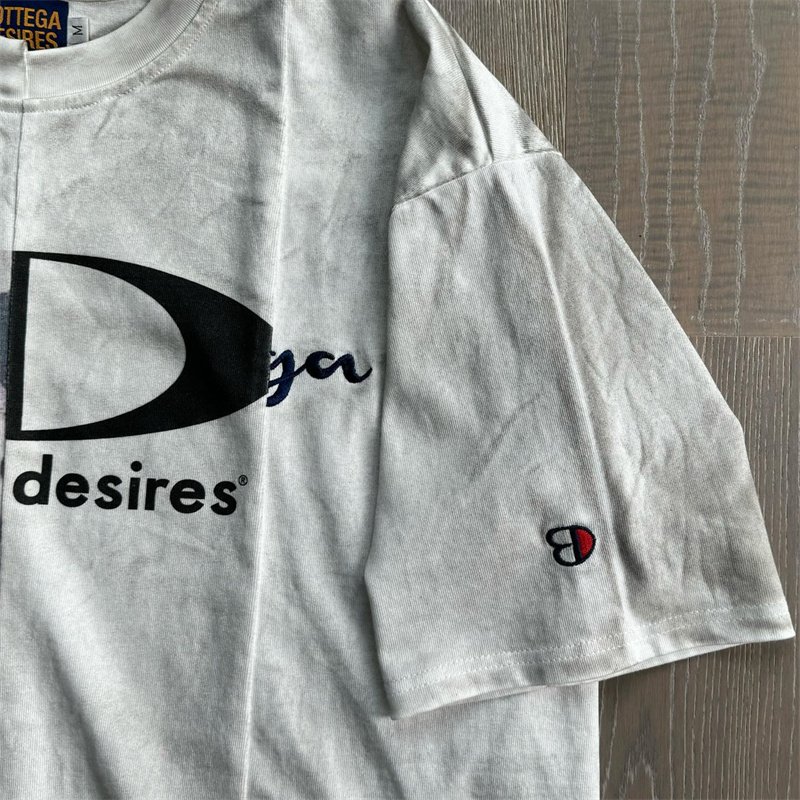 Custom Logo Quality Patch Work T shirt Heavyweight Cotton Oversized Cut Out Short Sleeve Men's T-shirt