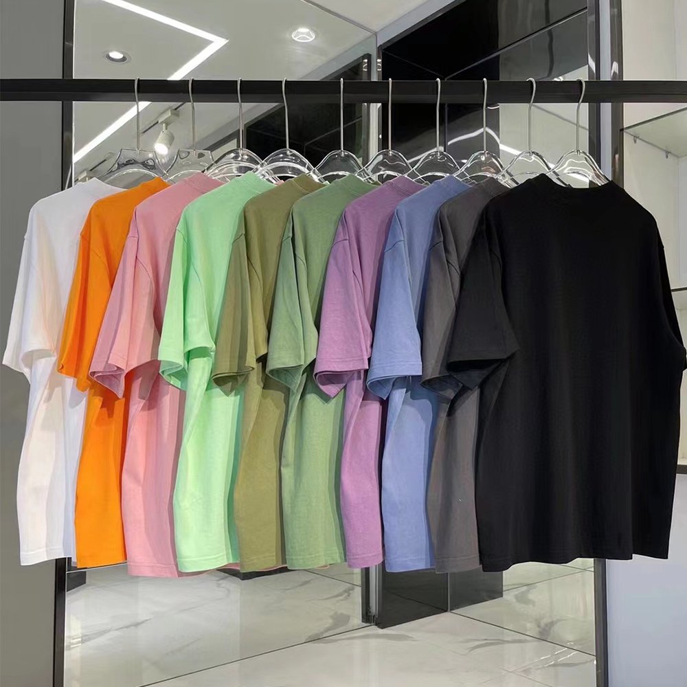 Wholesale t-shirts unisex plain 100% cotton plus size men's t-shirts private label casual premium t-shirt