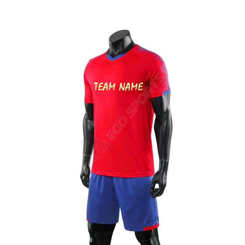 Wholesale Custom Sublimation Soccer Wear Set Soccer Team uniforms Football Jersey Models Youth Soccer Club Jersey Set