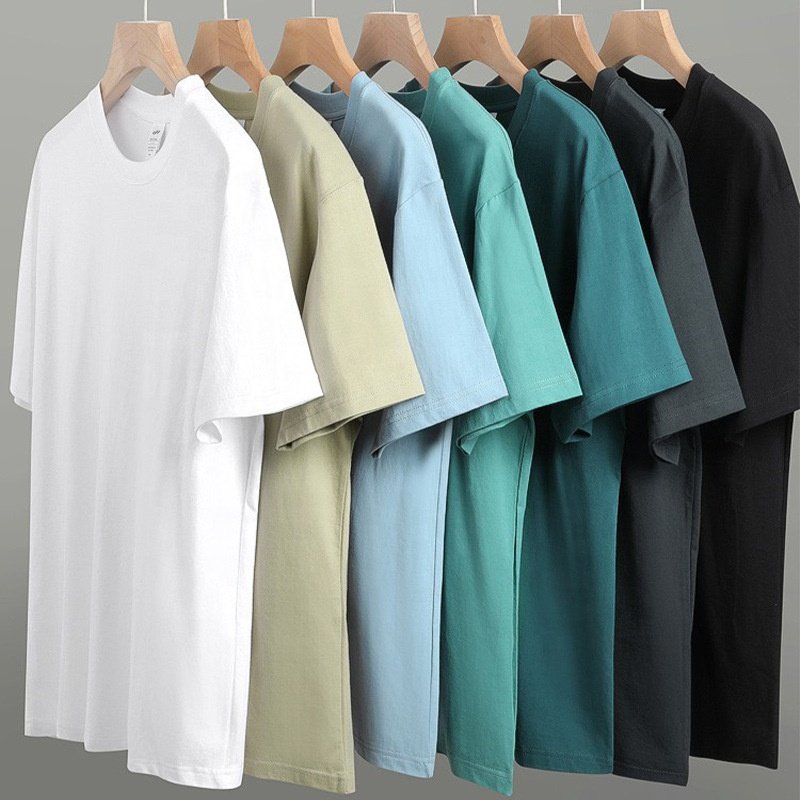 oversize print t shirt full back print screen machine printing design men's sport cotton t-shirts
